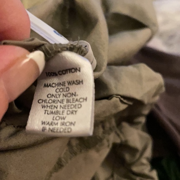 LOFT Green Utility Jacket Size SP Great Condition - Picture 7 of 9